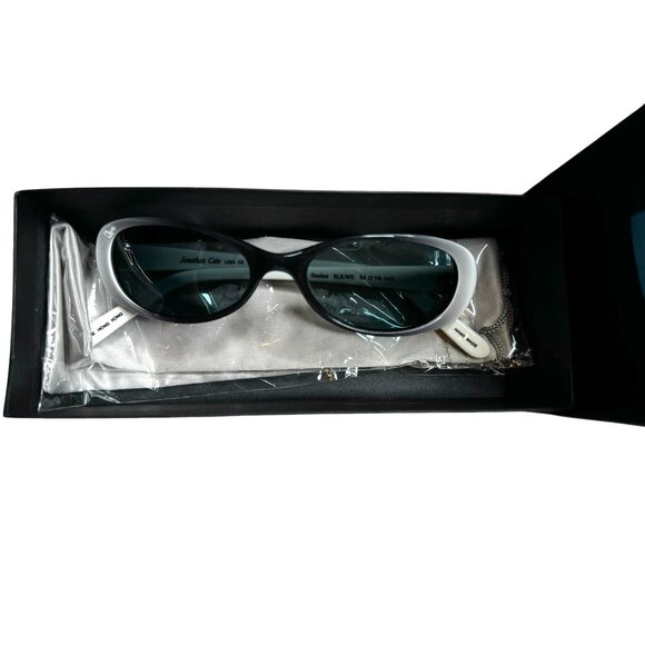 Jonathan Cate Womens Stardust Black & White Sunglasses With Case main image 14